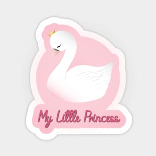 My little princess Swan Sticker